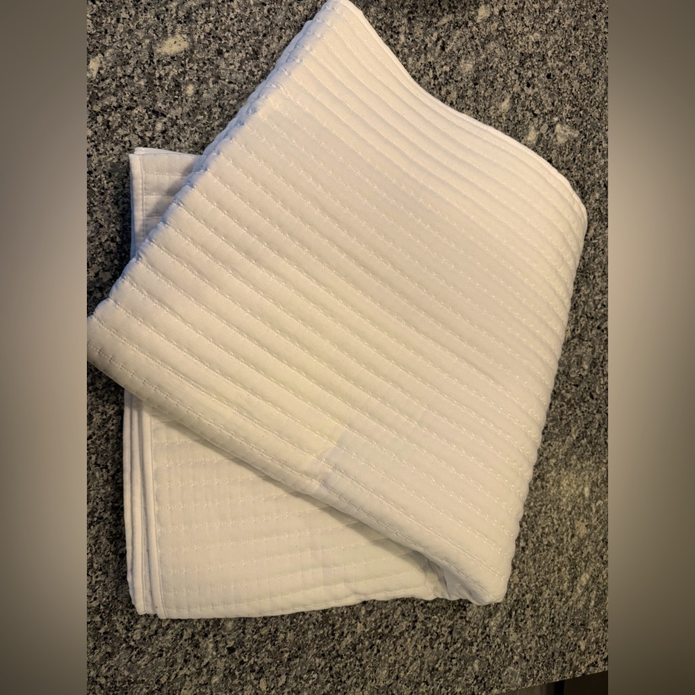 Cream color Quilted Blanket